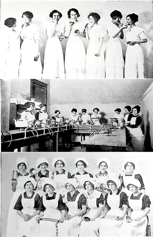 Domestic Science Class 1913